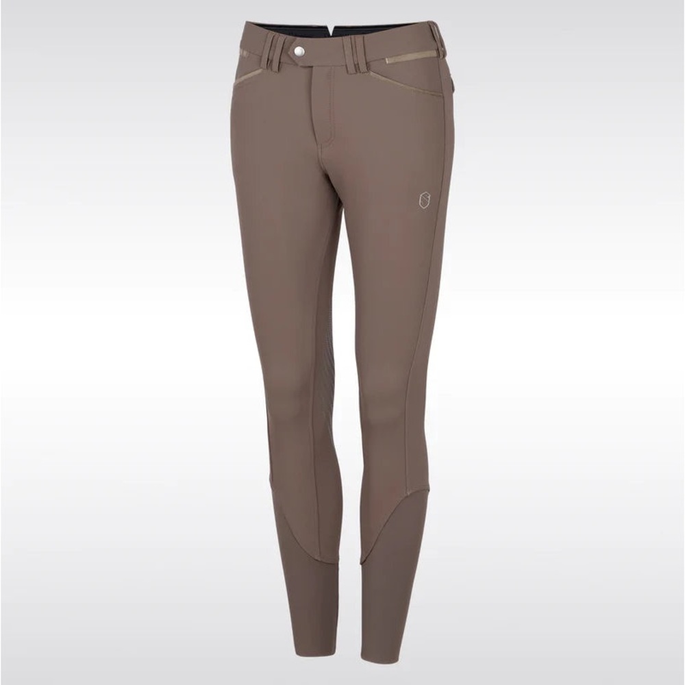 NWT Samshield taupe Mathilde equestrian breeches, size 24